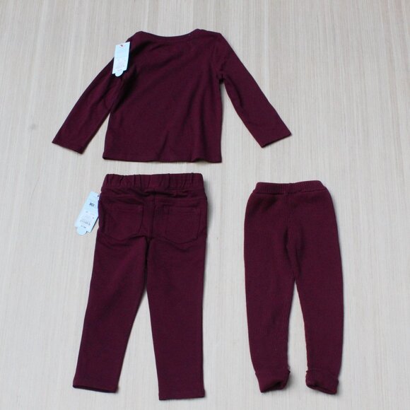 Cat & Jack Toddler Girls Outfit Set | Size 2T | NWT - Picture 4 of 6